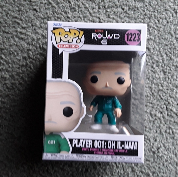Round 6 Funko Pops Squid Game Player 001 OH IL- NAM NEW - Picture 1 of 8